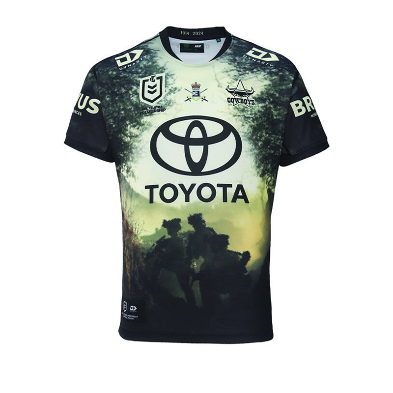 2024NRL Queensland denim warrior POLO top Brisbane rugby clothes Rugby Jersey