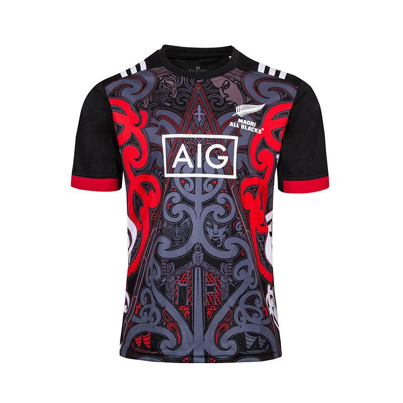 New Zealand 15 All Black Team Merbot Training Services Anniversary Edition olive service Rugby Jersey