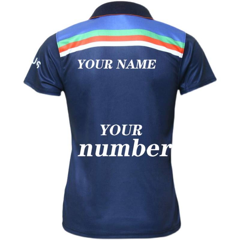 2021 Indian National Team Board Polo Polo team uniform Indian National Team Cricket Kit