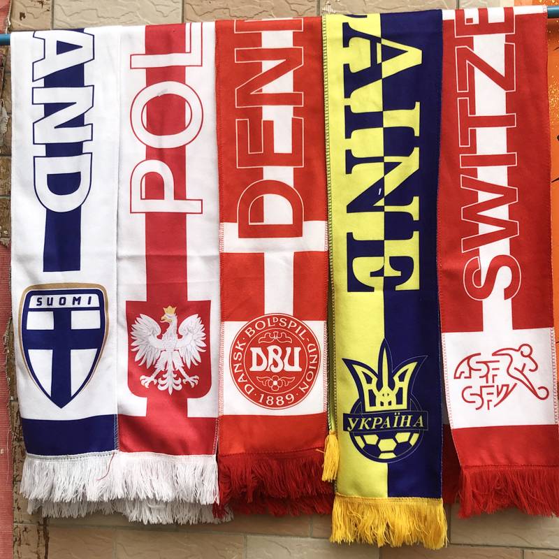 Brazil England Portugal Spanish football scarf surrounding Argentine Switzerland fanswells swing towel