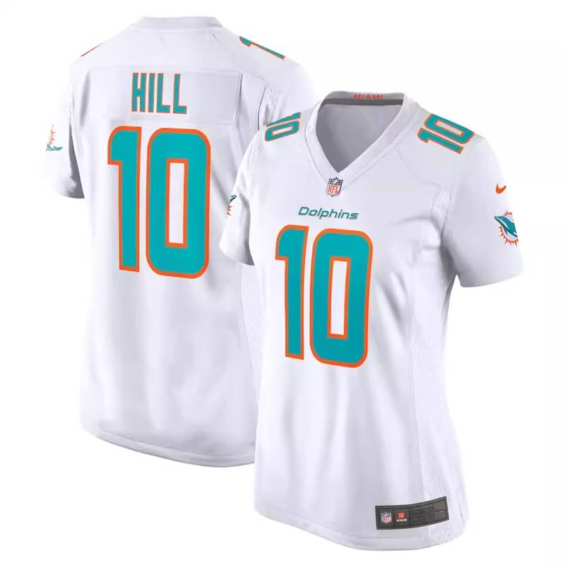 2023 NFL Miami Dolphin Miami Dolphins Men and Women 10# Hill embroidered olive jersey