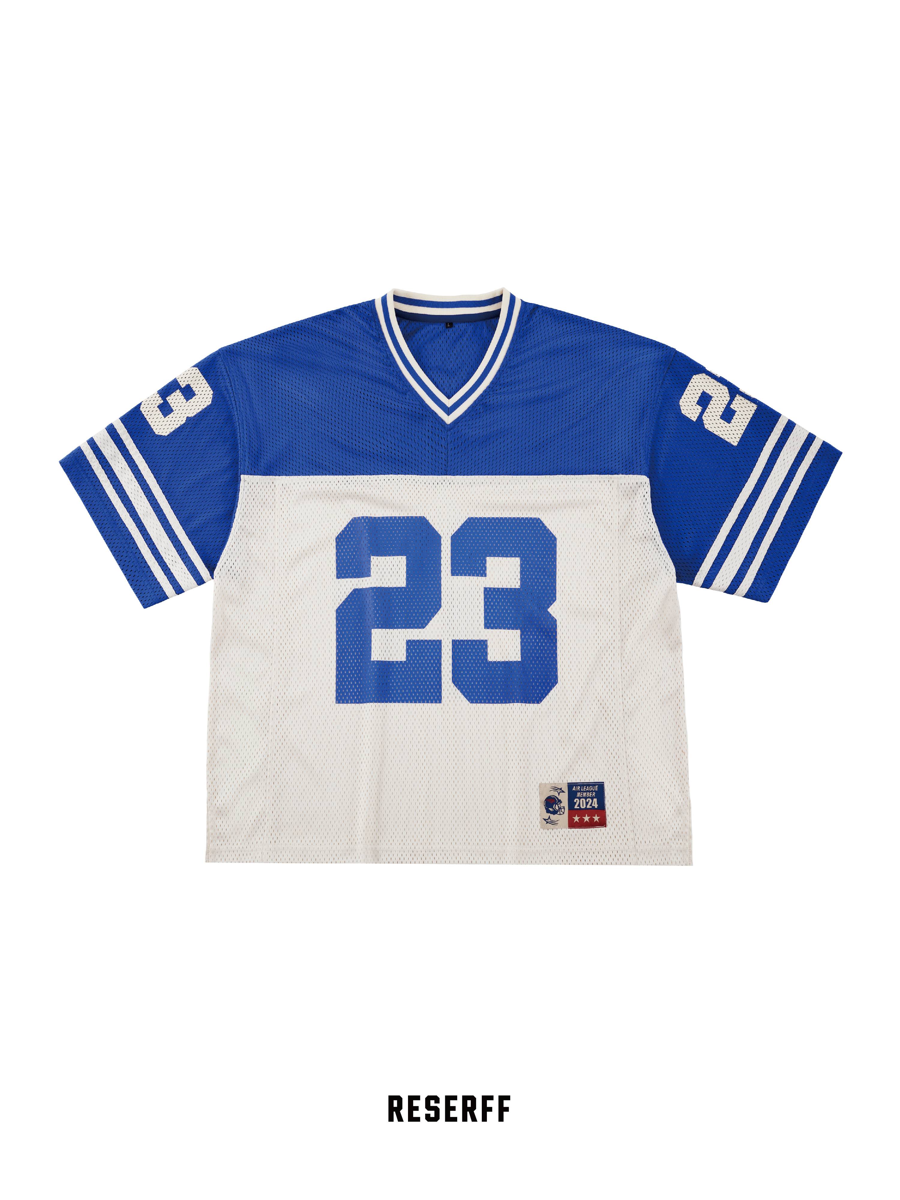Reserff Hello Boxer Legend Returns Structural Net Eye Rugby Uniform Short -sleeved American Leisure T -shirt
