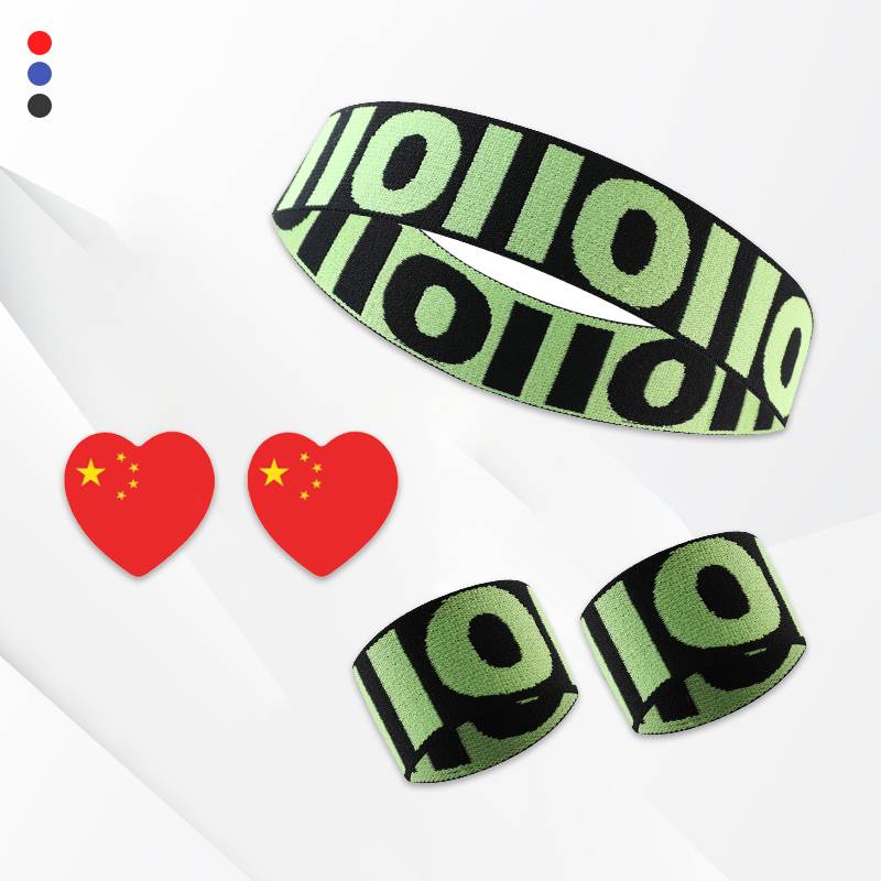 Children's wrist Holdings Student Sports Running Basketball Basketball Jugglery Street Dance Training Performance Hip Hop Head Scarf hairband