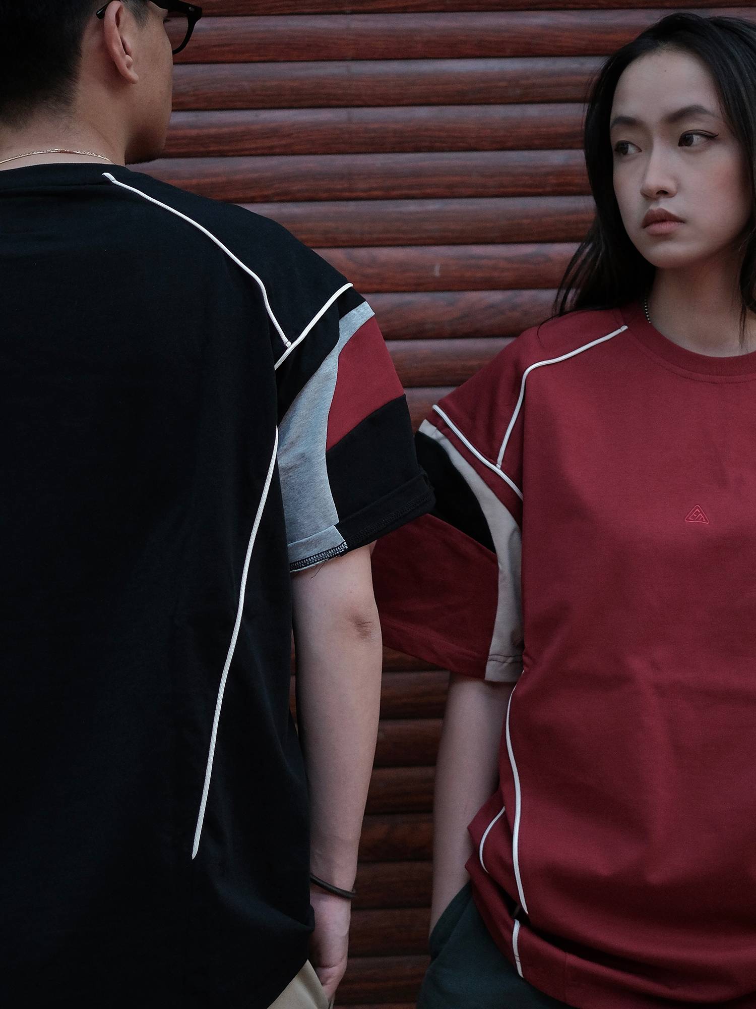 EMLESS24 American Retro Rugby Team Racing T -shirts Casual Stroke Embroidery Cotton Short -sleeved Half -sleeve Men