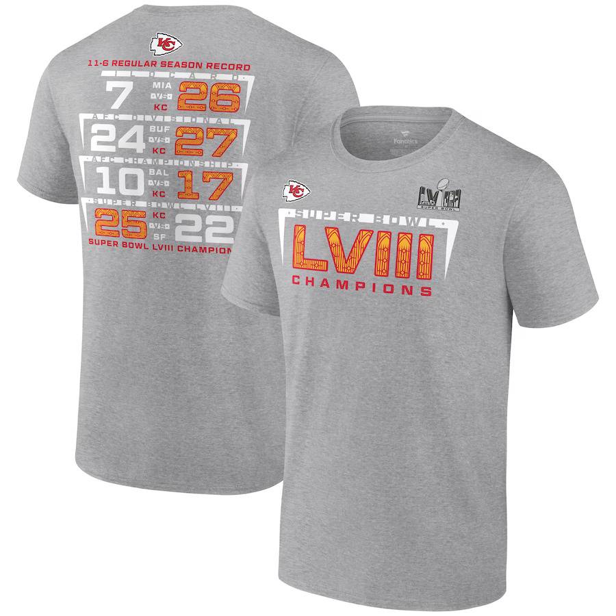 58th Super Bowl Champion Short Sleeve Kansas Chief Marhums Kyle Hippoche Rugby T -shirt