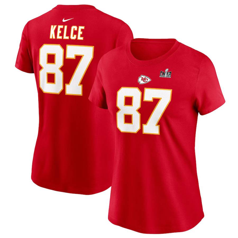58th Super Bowl Champion Short Sleeve Kansas Chief Marhums Kyle Hippoche Rugby T -shirt