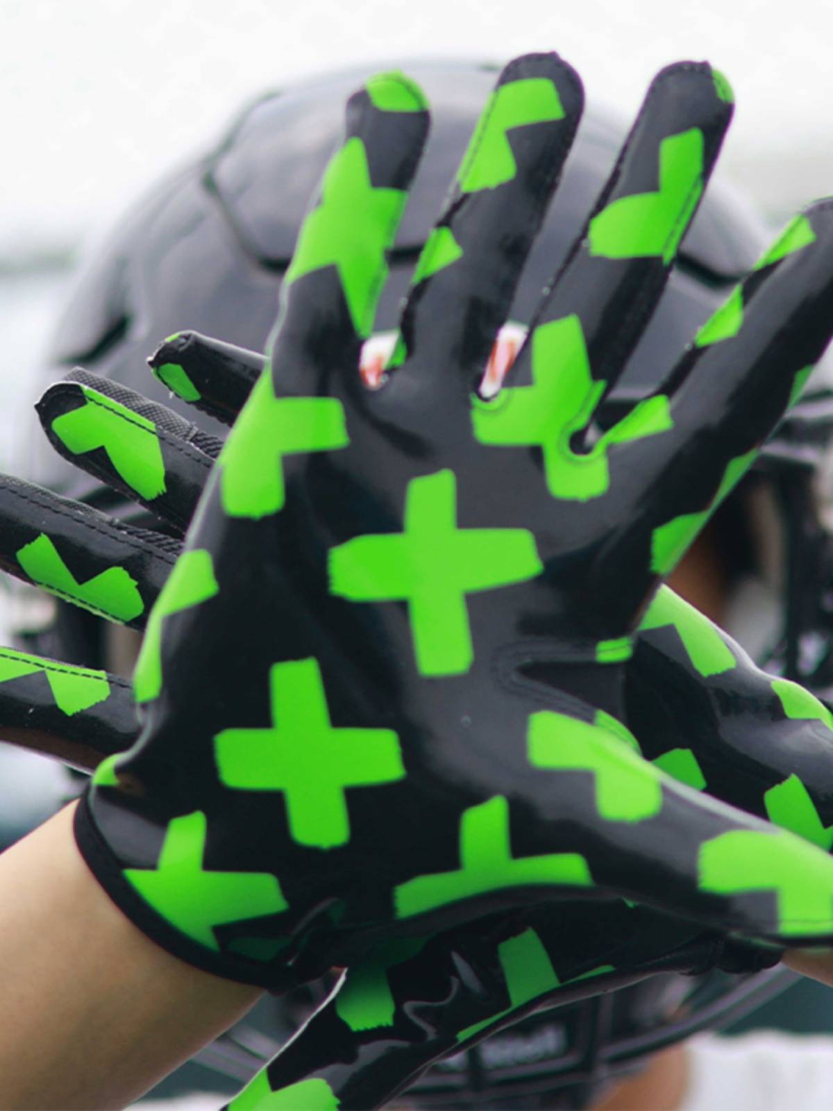 Rugby Gloves Waist Banner Football Forever Ultdarly Silicon Glipper Young Women Adult Rugby Gloves
