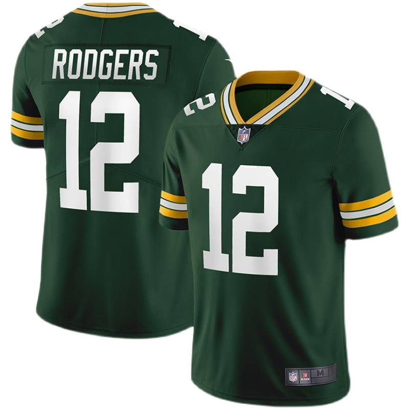 Green Bay packaging Green Bay Packers Rugby Unit 12 Aaron Rodgers jersey