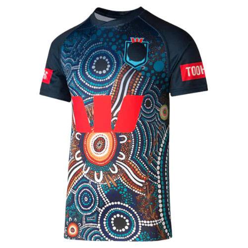 2023 Langholton's main away training service vest, indigenous rugby clothes, short -sleeved Rugby Jersey