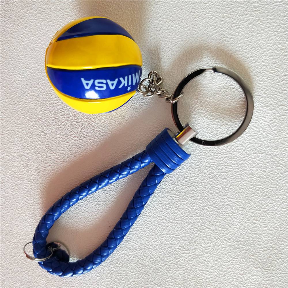 Volleyball M Bald Blue Skin Rope