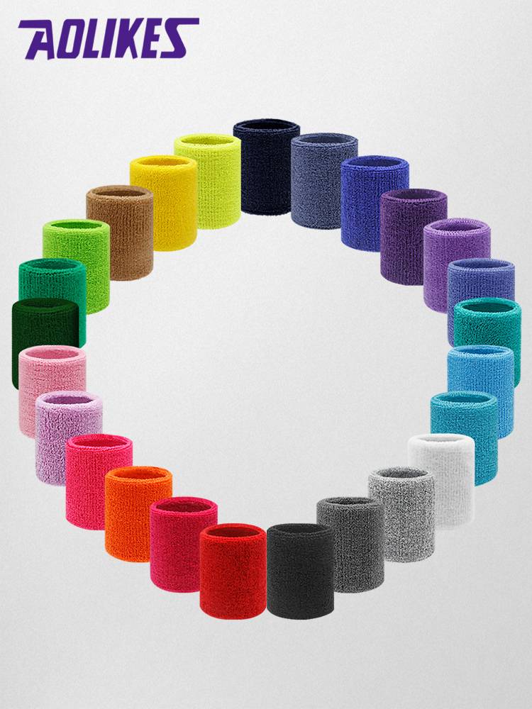 Sweating towels, men and women sports fitness badminton basketball running, breathable skin care, wrist yoga wipe sweat