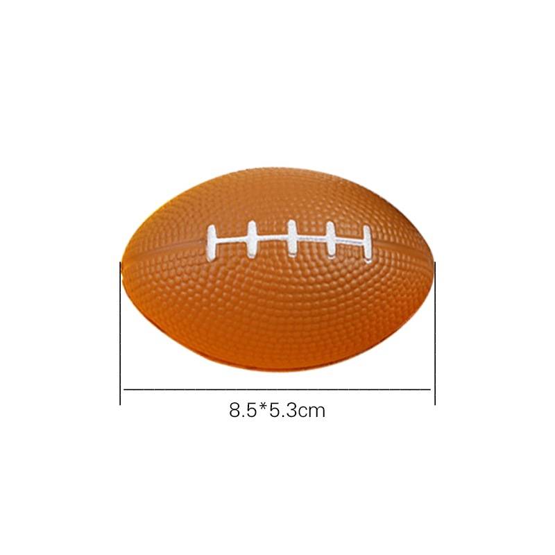 PU sponge real balls, rugby advertising gifts to reduce pressure, venting ball children's toy balls can be customized for various logo