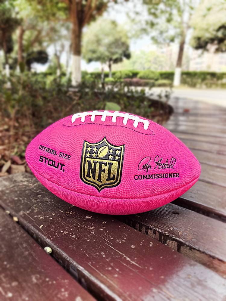 American Rugby Adult Competition Training No. 9 Student No. 6 Pink Orange Blue NFL Da Tan Banner