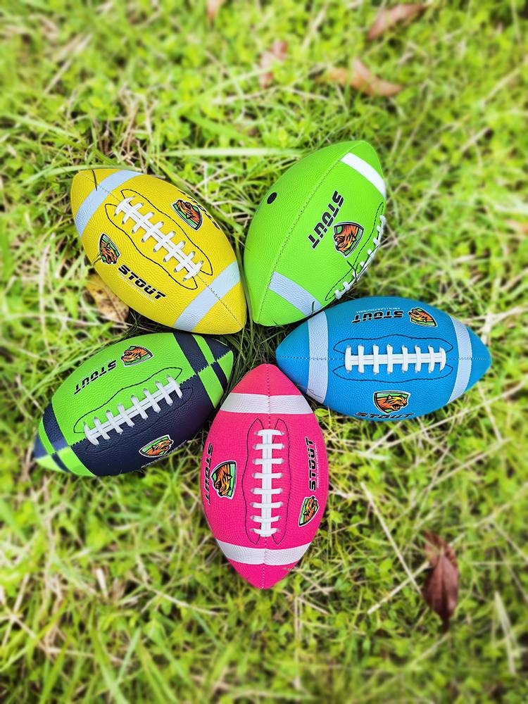 American Rugby Adult Competition Training No. 9 Student No. 6 Pink Orange Blue NFL Da Tan Banner