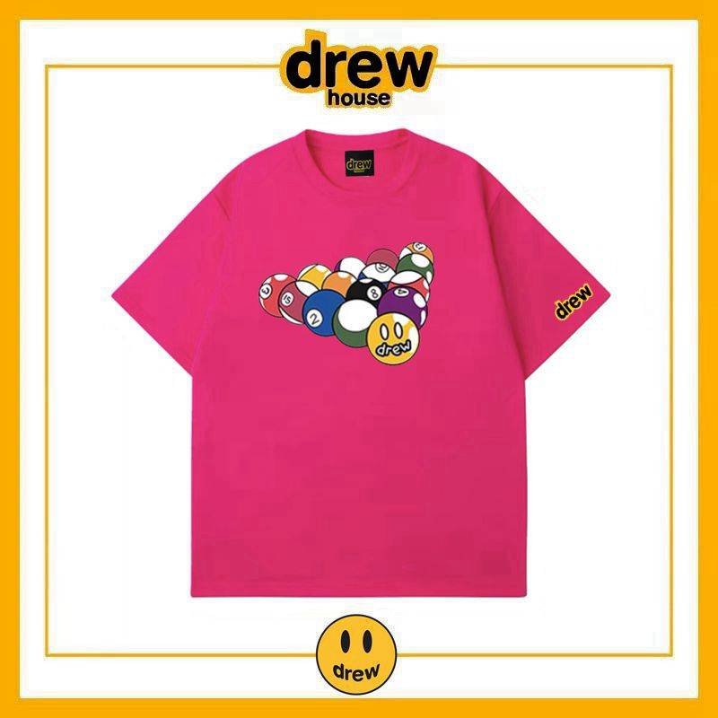 Drew Billiards Smile Short -sleeved T -shirt tide brand Gaojie Justin Bieber loose couple dress summer cotton top