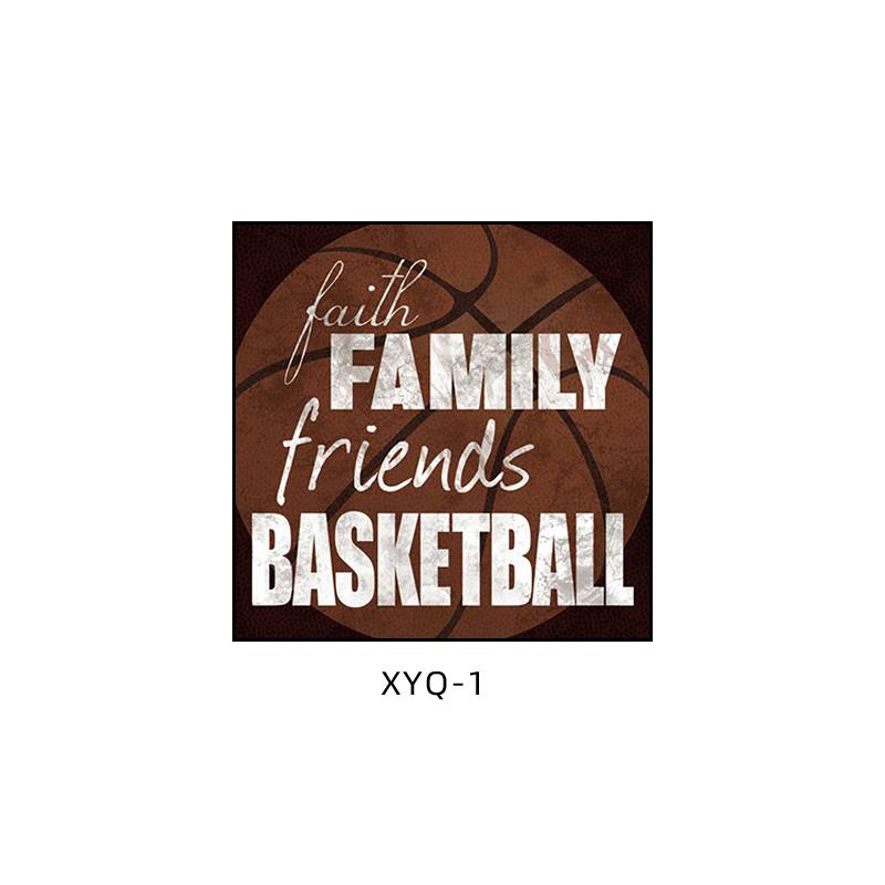 Basketball Football Hanging Painting Stadium Sports Room Decoration Painting Baseball Rugby American Poster Martial Arts