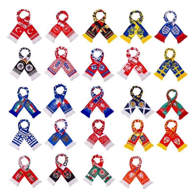 2024 German European Cup Scarf Souvenirs Football Decoration Gift Star Fans Peripherals Anti -Waying Celery