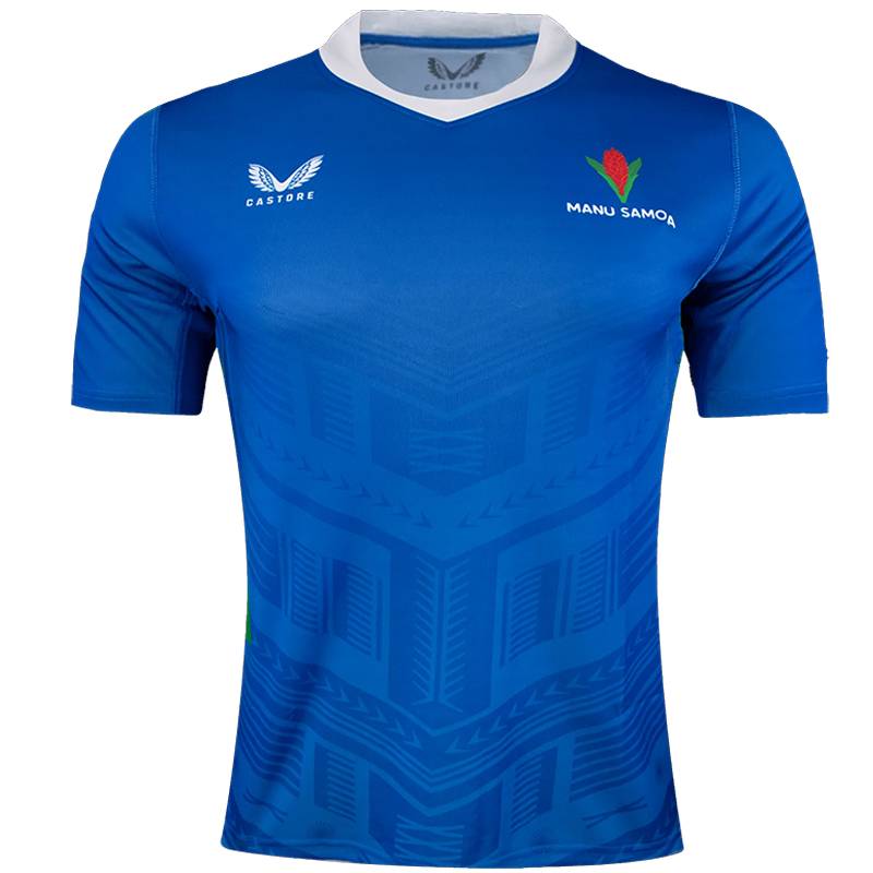 2022 U.S. Team Lord Wardrobe Samoa Dogs, Civil Bolt Version Short -sleeved Rugby clothes Rugby Jersey