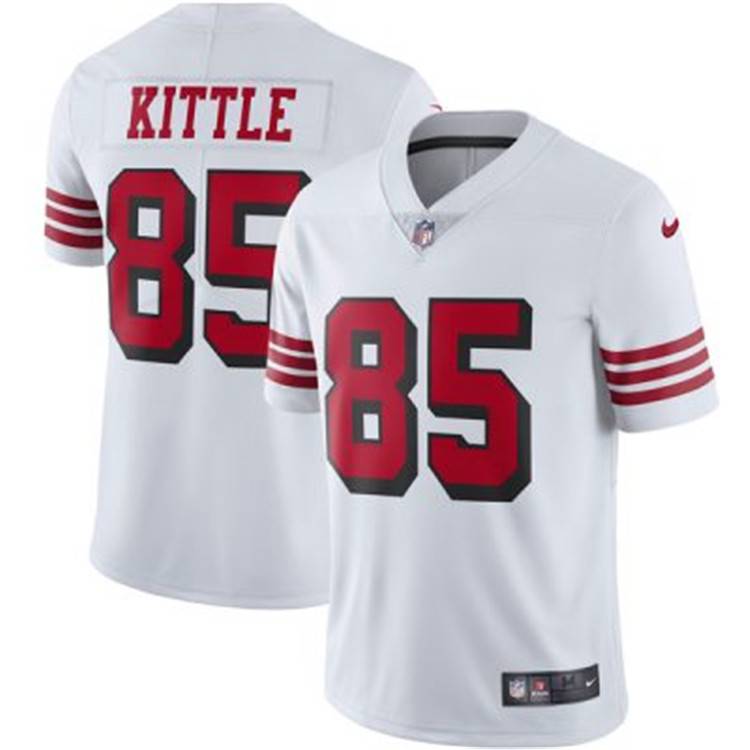 Kittle #85 Men's short -sleeved BOSA #97 second -generation legendary rugby jersey