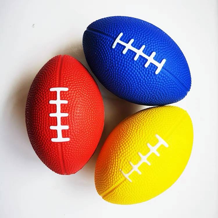 12cm solid foam Sponge PU Football Children's Sports Toys Pilling Pressure Ball Printing LOGO
