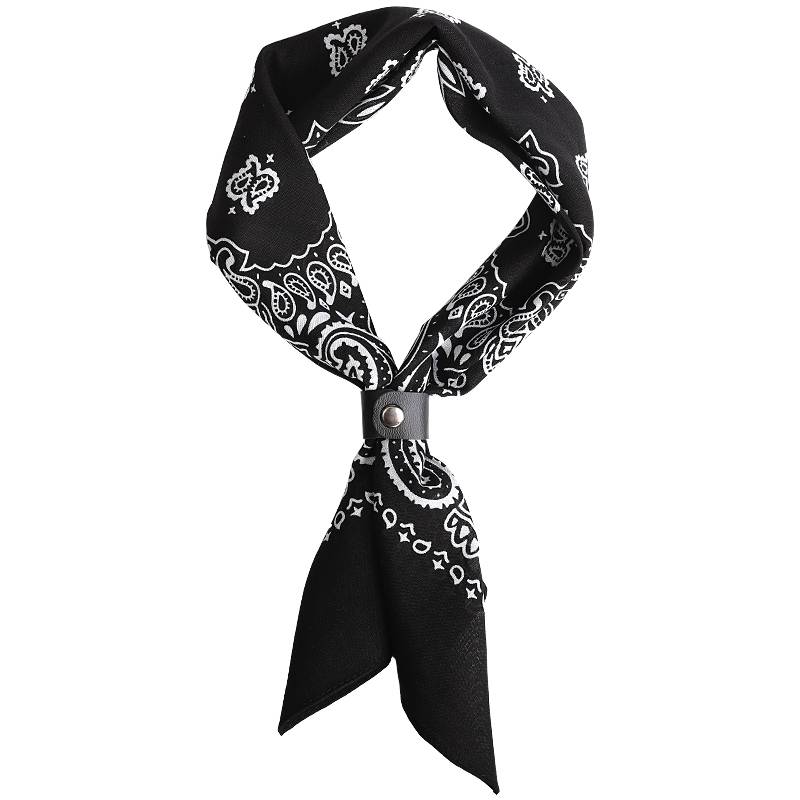 Great scarf lumbar fruit hip -hop hiphop headscarf hip -hop hair with wild retro scarf fences and neck tide autumn and winter