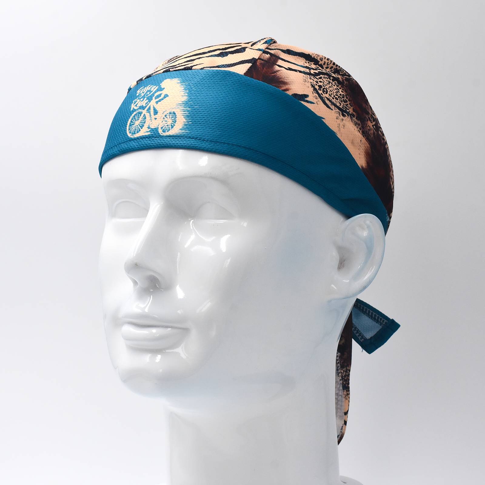 Summer ice silk pirate hat riding healthy hip -hop street dance basketball headscarf sweat and breathable sports Bao head hat