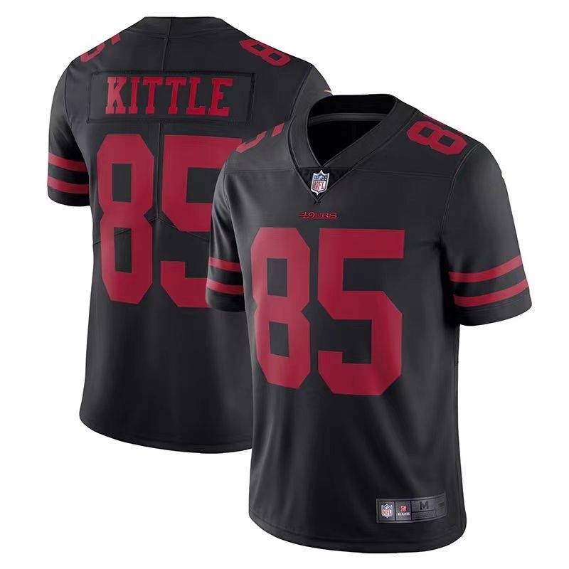 NFL olives jersey San Francisco Leisure Sports Training Service Ball No. 85 KITTLE