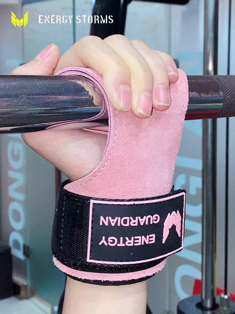 Energy fitness help with wiper guards, men's grip, cowhide palm cowhide gloves, hinge, assist the wristband