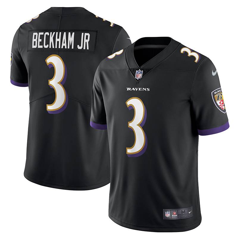 NFL American Rugby League Ravens Balt Mo Cowee Obj Beckham Jersey
