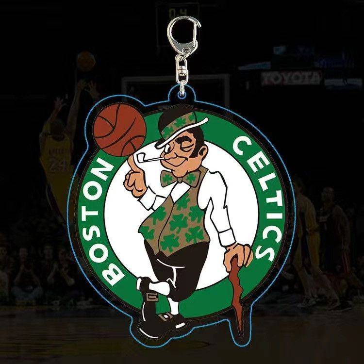 5cm acrylic keychain (D-shaped buckle) _a178-Celtics