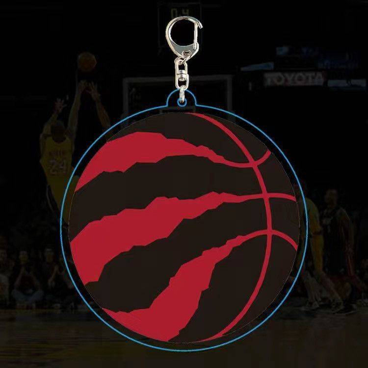 5cm acrylic keychain (D-shaped buckle) _a173-Raptors