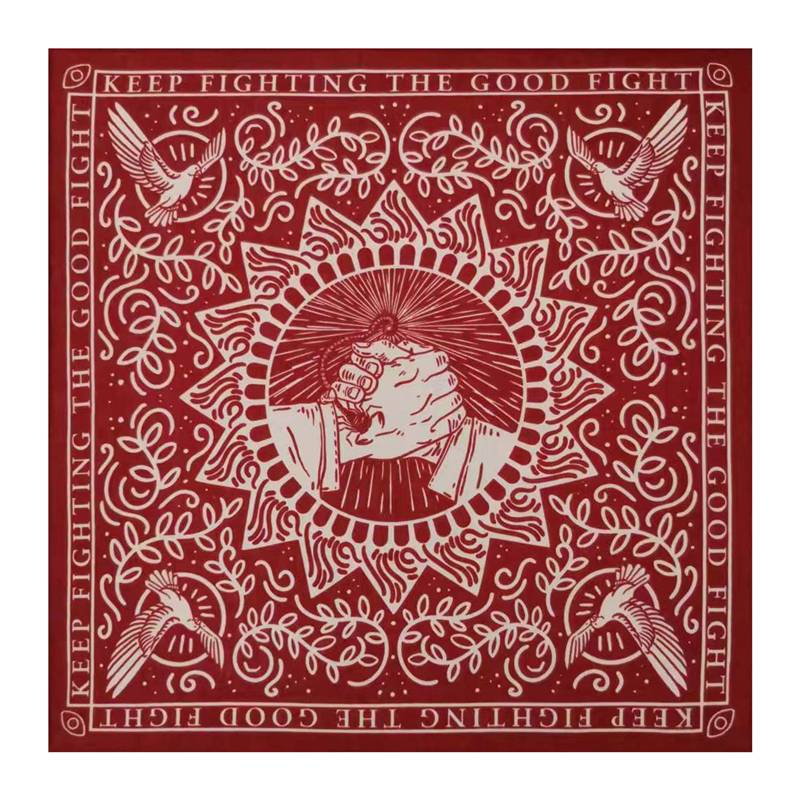 Dark red fine cotton