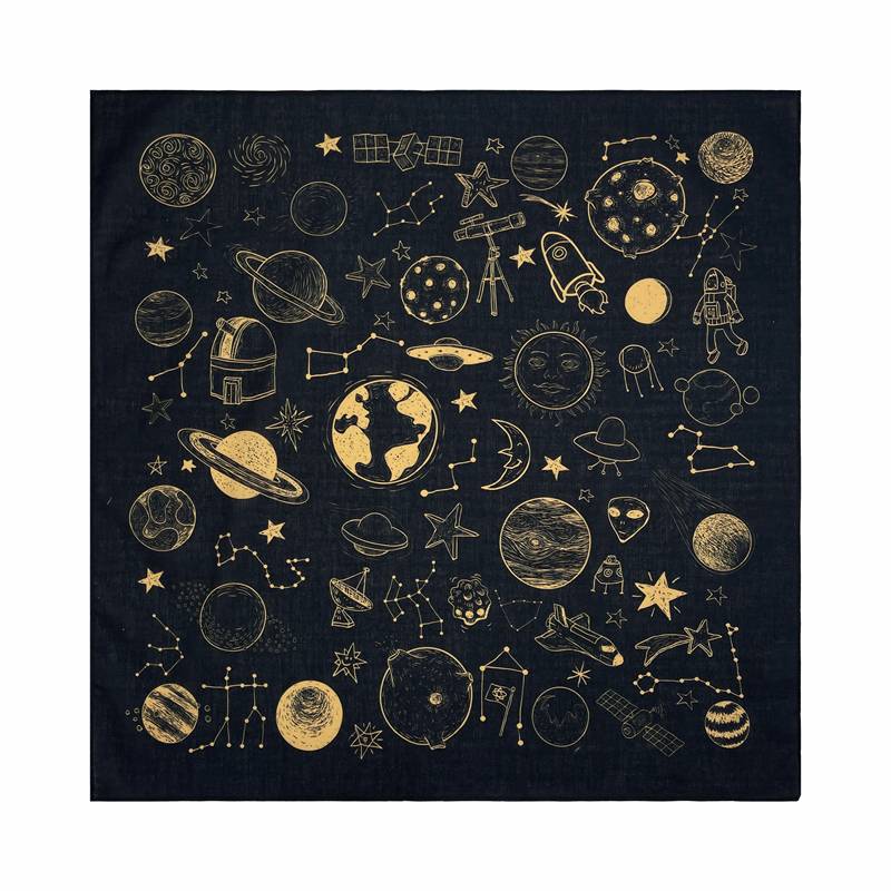 Black and yellow galaxy