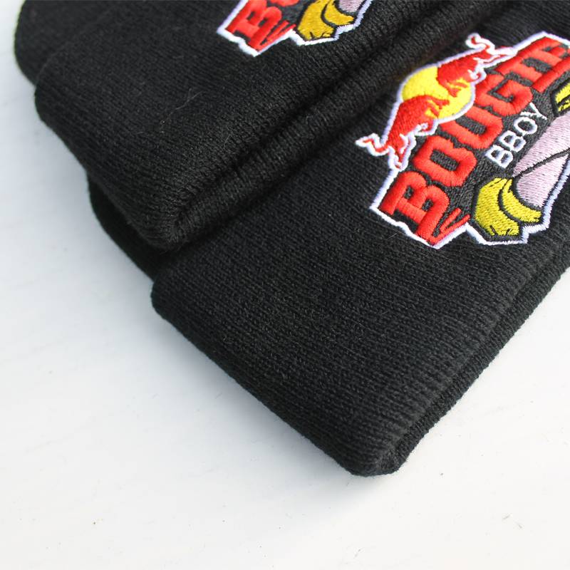 bboy hip -hop young children adult Red Bull Battle windmill wiper skid head -to -head knitted wool cap