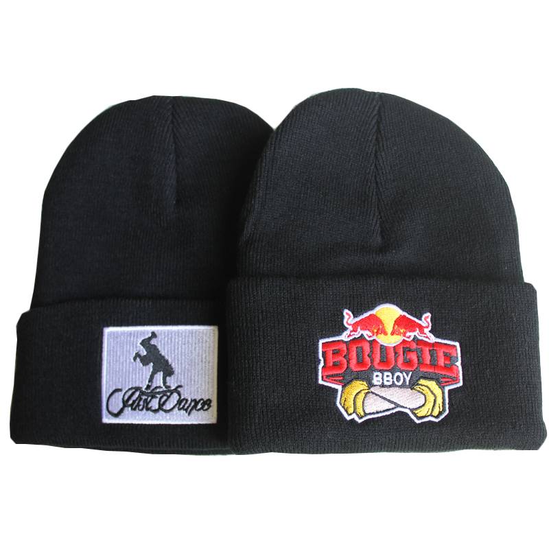bboy hip -hop young children adult Red Bull Battle windmill wiper skid head -to -head knitted wool cap