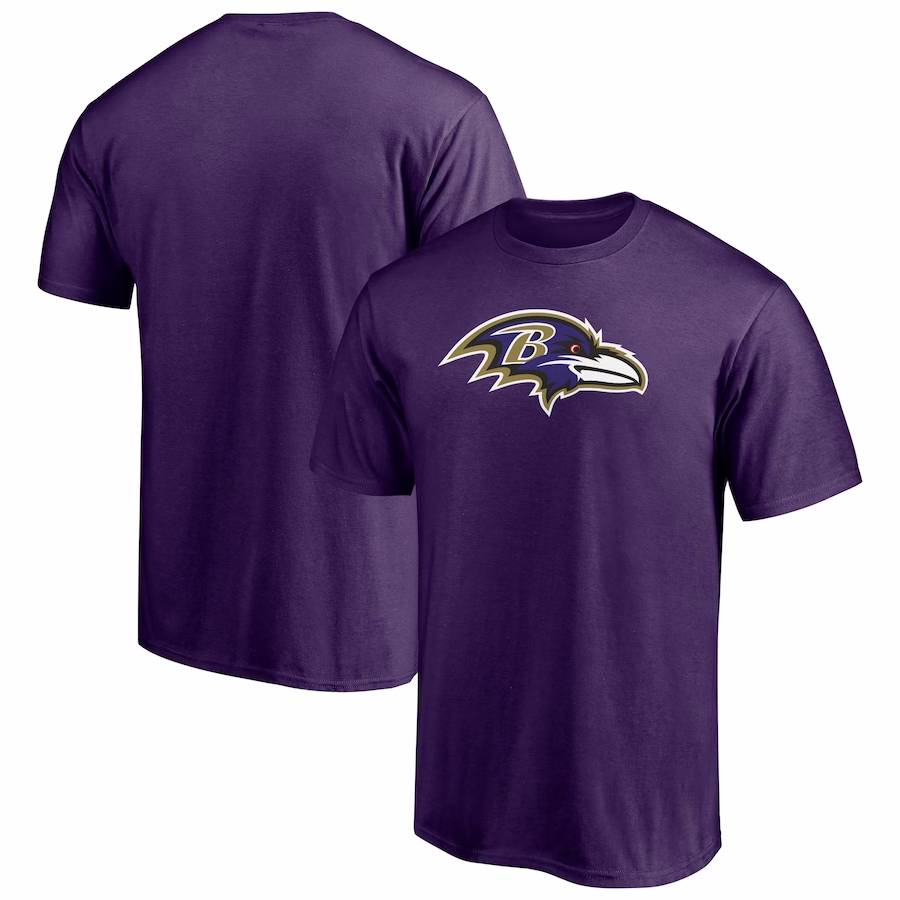 NFL American Rugby Alliance Ravens Balt Mo Cow Cotton Short -sleeved T -shirt