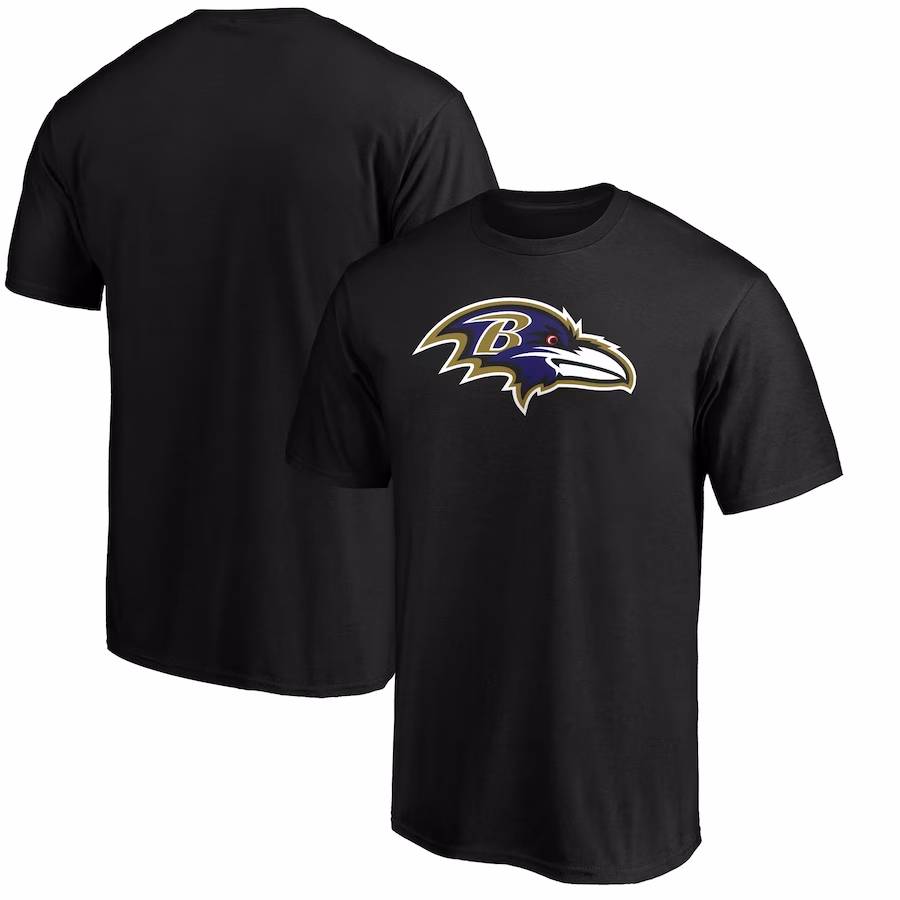 NFL American Rugby Alliance Ravens Balt Mo Cow Cotton Short -sleeved T -shirt