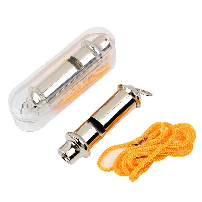 1 stainless steel cylindrical whistle 1