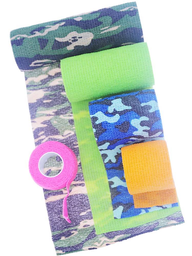 Elastic self -sticking exercise bandage bandage finger wrist, palm legs, knee knee, yoga pet dog fishing football outdoor outdoor