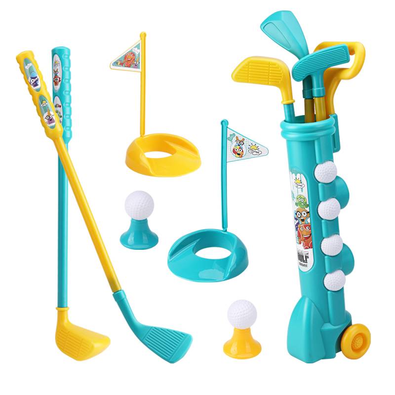 Children golf club set toy baby outdoor parent -child sports toy kindergarten ball balls 3 years old