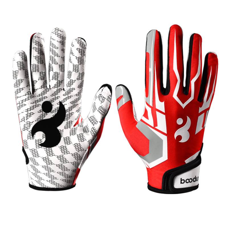 Rugby gloves [Anti -slip and wear -resistant] Red S code