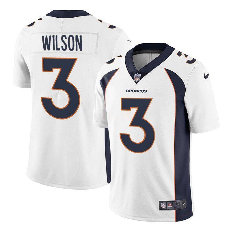 NFL Denver Mustang Denver Broncos Rugby Uniform No. 3 Russell Wilson jersey sportswear