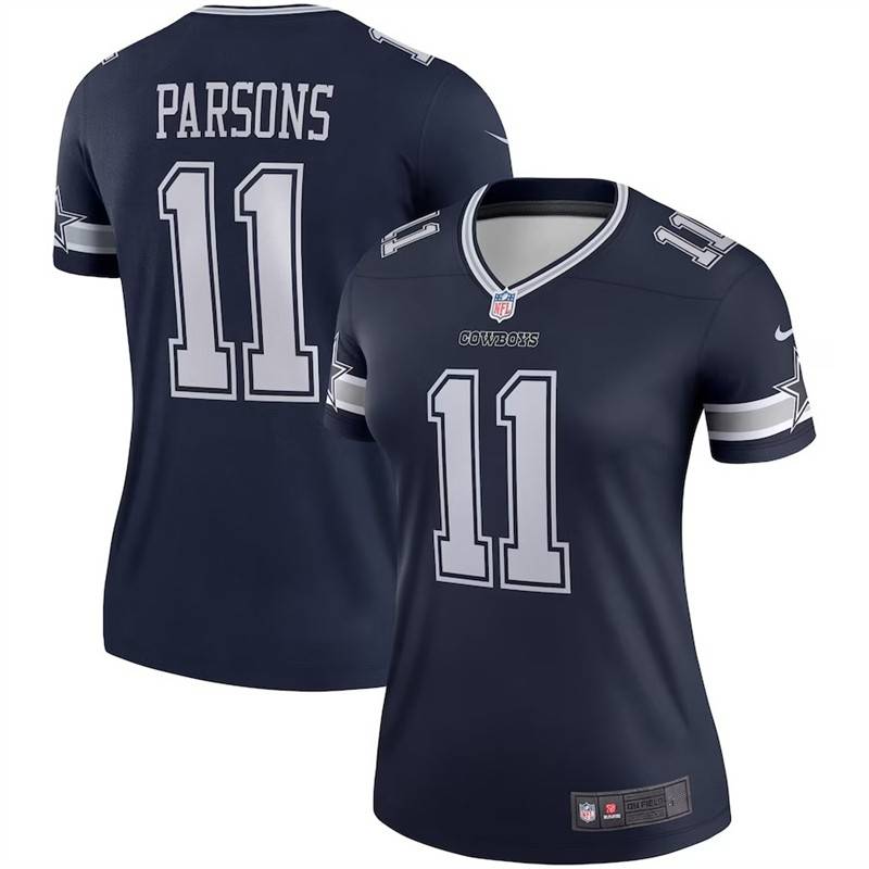 NFL Dallas Cowboys men and women 11# Parsons embroidered olive jersey