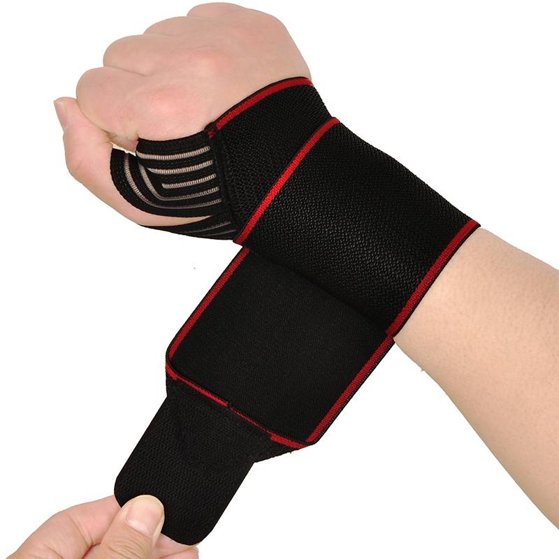 Bandage sports wrist protection palm sprains to help with fitness volleyball basketball gear strength training weightlifting orange