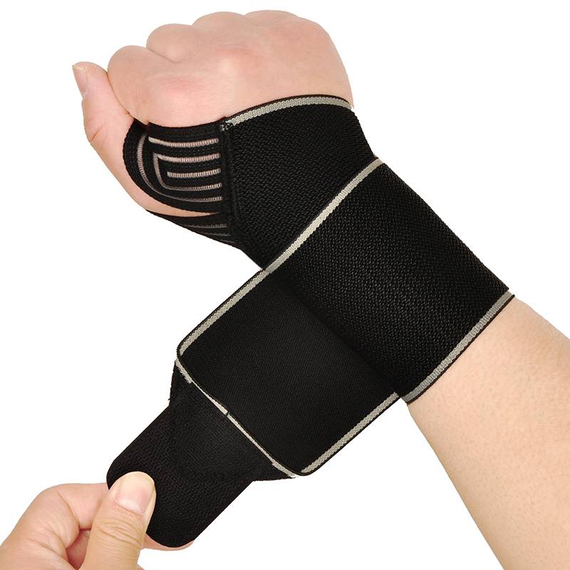 Bandage sports wrist protection palm sprains to help with fitness volleyball basketball gear strength training weightlifting orange