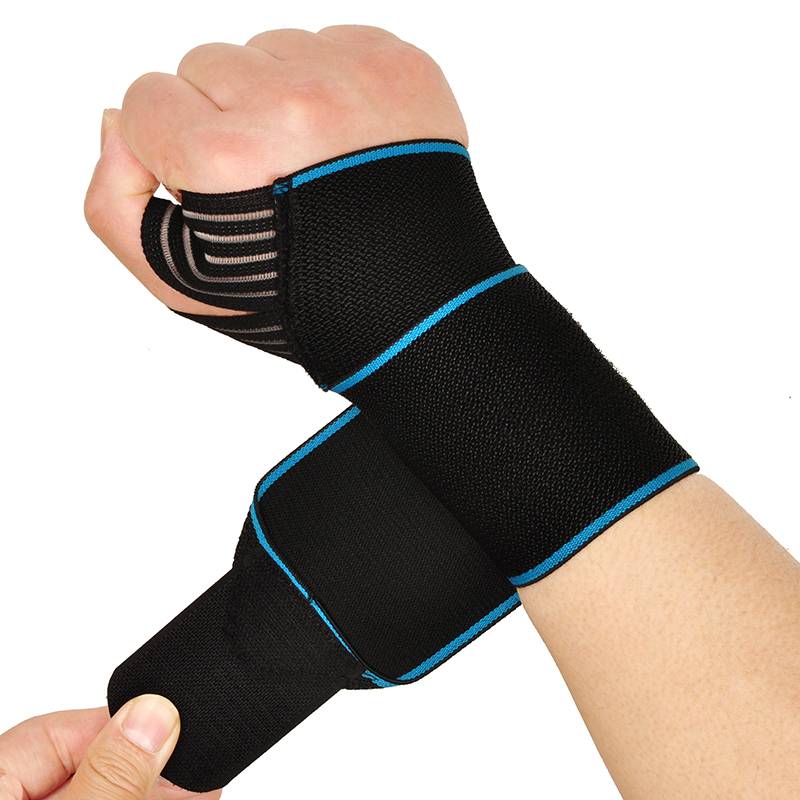 Bandage sports wrist protection palm sprains to help with fitness volleyball basketball gear strength training weightlifting orange