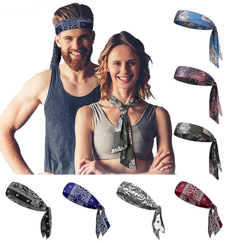 Children's sports hair band boy American street dance square scarf wear waist fruit tennis head strap sweat and street hip -hop headscarf