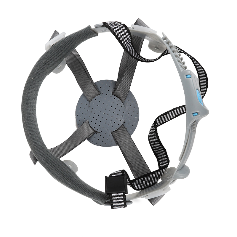 Gray helmet inner bile button type