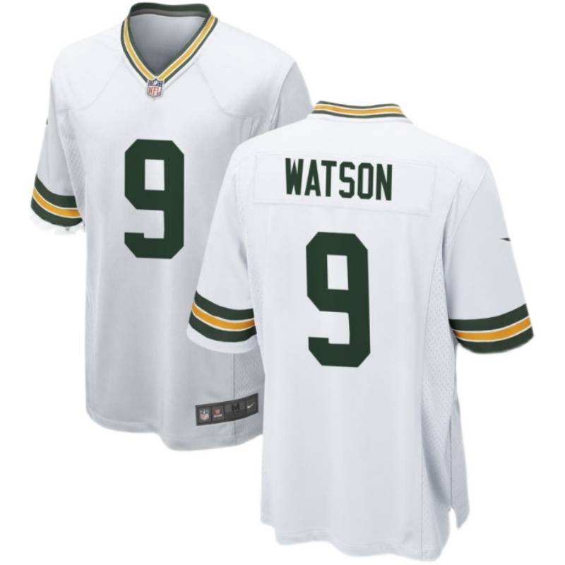 NFL green bend packaging worker Packer rugby uniform No. 9 Christian Watson jersey men's top
