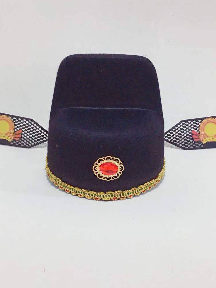 children's costume Hanfu hat boy Tang and Song Dynasty official hat champion hooded emperor hat minister hat